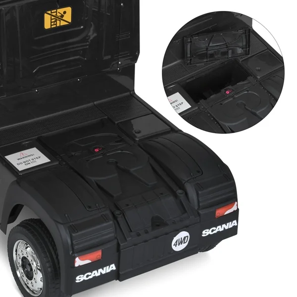 Дитячий електромобіль вантажівка Bambi SCANIA 500R (MP3), чорний