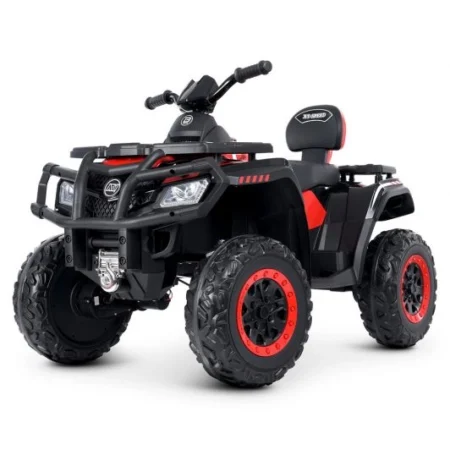 Детский двухместный полноприводный электроквадроцикл Bambi ATV XT-SPEED (MP3), красный