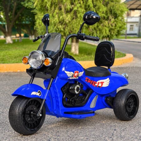 Дитячий електромотоцикл Chopper Spirit, синій