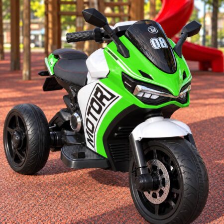 Дитячий електромотоцикл Bambi Ducati Motor Sport R6 (MP3) триколісний, зелений