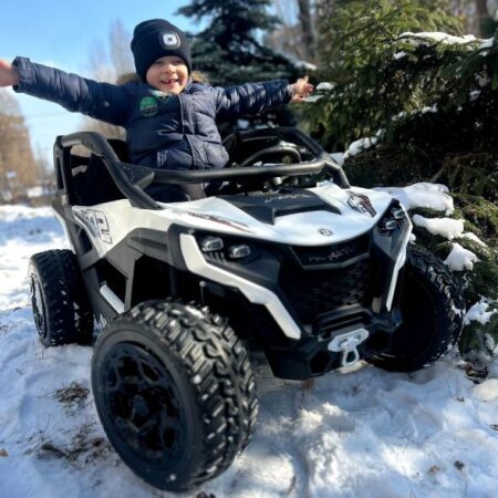 Дитячий електромобіль Bambi Джип 4х4 SD1000 (MP3), білий