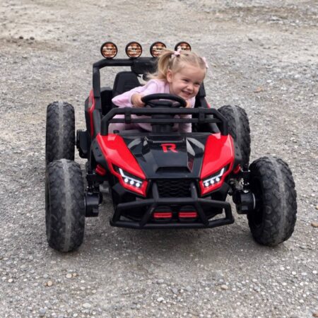Дитячий електромобіль Bambi Buggy Power Sport, повнопривідний, червоний