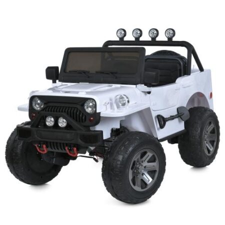 Дитячий електромобіль Bambi Jeep Wrangler (MP3), білий