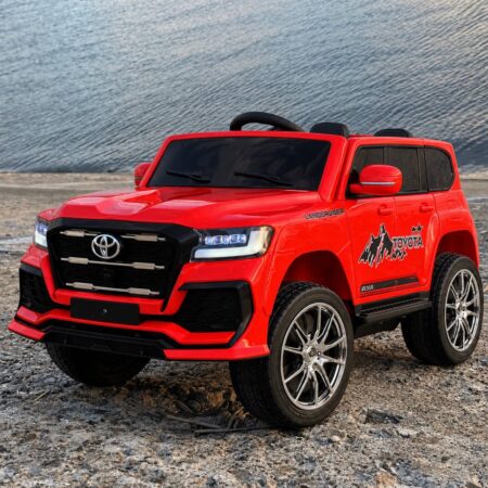 Дитячий електромобіль Bambi Toyota Land Cruiser, червоний