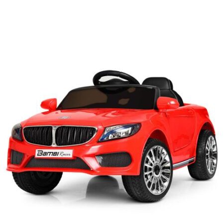 Дитячий електромобіль Bambi з пультом керування BMW, червоний