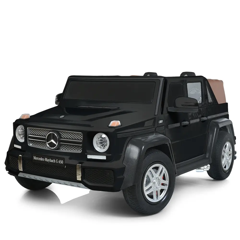 Дитячий електромобіль Bambi Mercedes Benz Maybach G650, з регулюванням сидінь, чорний