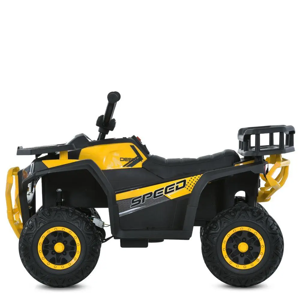 Детский полноприводный электроквадроцикл Bamby XROBUST 01, желтый