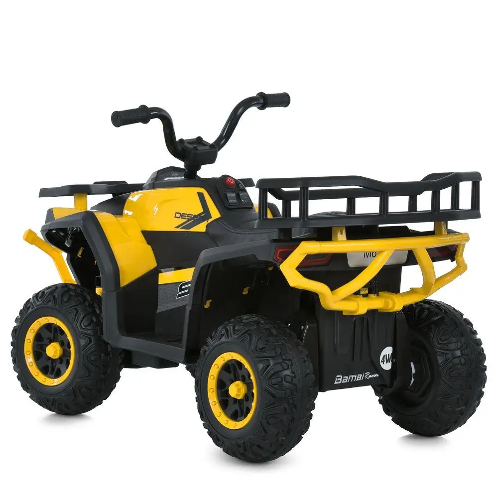 Детский полноприводный электроквадроцикл Bamby XROBUST 01, желтый