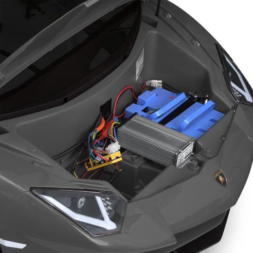 Дитячий двомісний електромобіль Bambi Lamborghini Aventador SV (MP3) до 100 кг, сірий