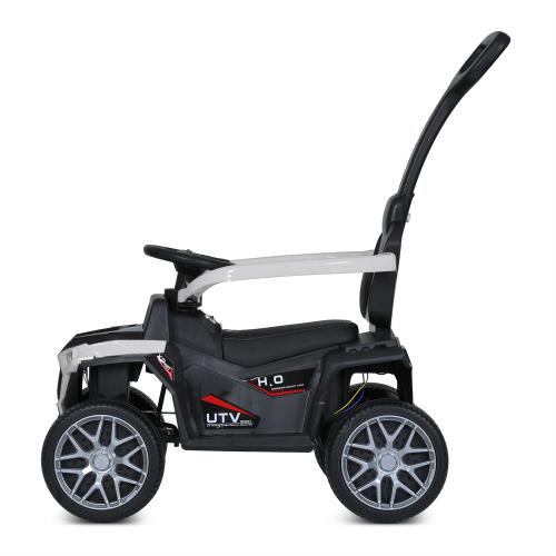 Дитячий толокар квадроцикл Bambi з ручкою,білий