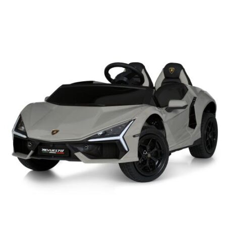 Дитячий електромобіль Bambi Lamborghini Revuelto двомісний, сірий