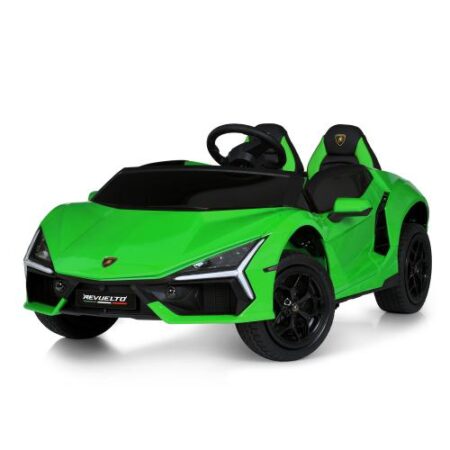 Дитячий електромобіль Bambi Lamborghini Revuelto двомісний, зелений
