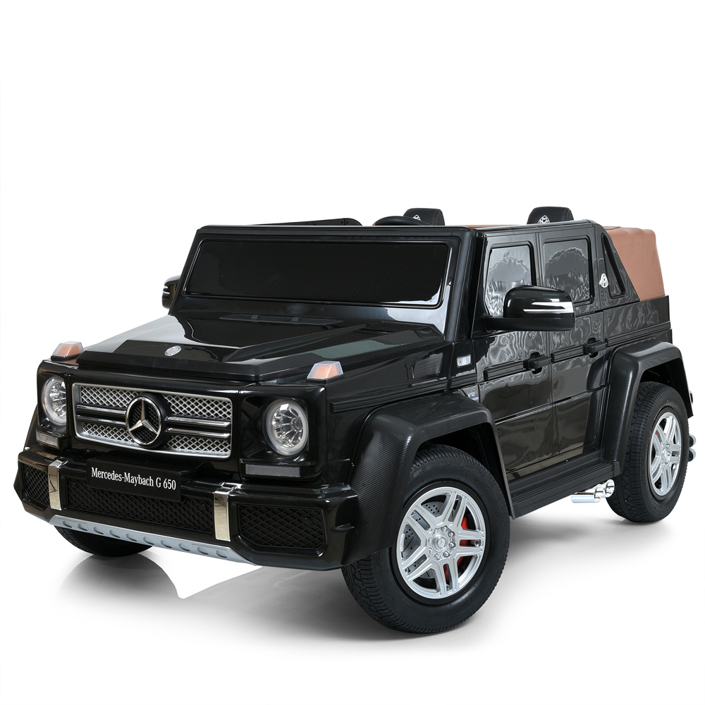 Дитячий електромобіль Bambi Mercedes Benz Maybach G650, з регулюванням сидінь, чорний
