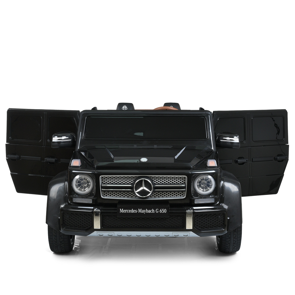 Дитячий електромобіль Bambi Mercedes Benz Maybach G650, з регулюванням сидінь, чорний