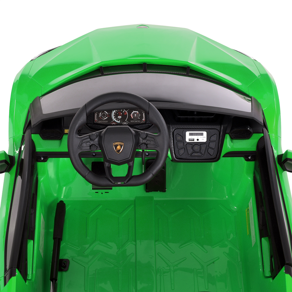 Дитячий електромобіль Bambi Lamborghini Revuelto двомісний, зелений