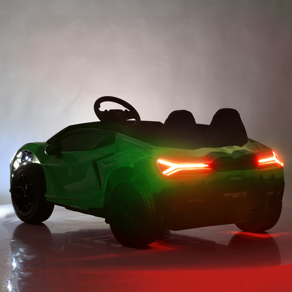 Дитячий електромобіль Bambi Lamborghini Revuelto двомісний, зелений