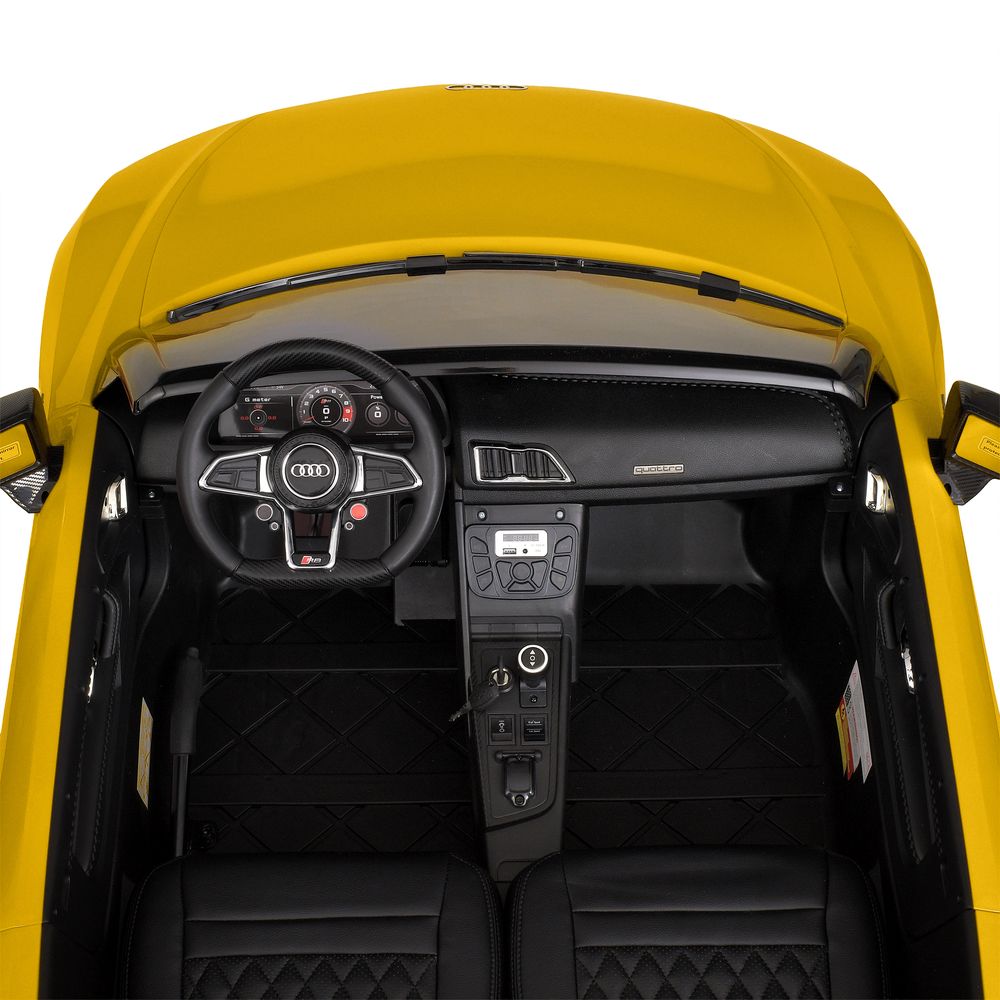 Дитячий електромобіль Bambi Audi R8 Sport, жовтий