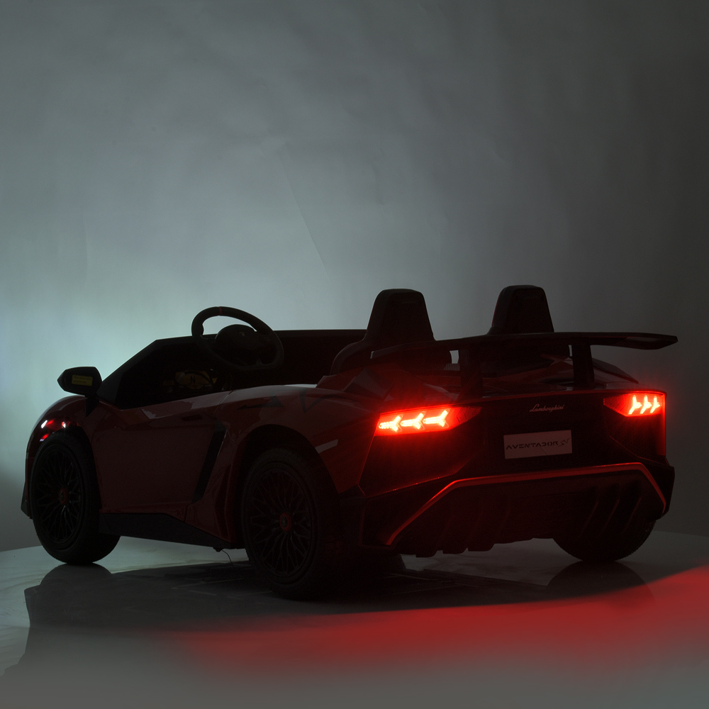 Дитячий двомісний електромобіль Bambi Lamborghini Aventador SV (MP3) до 100 кг, сірий