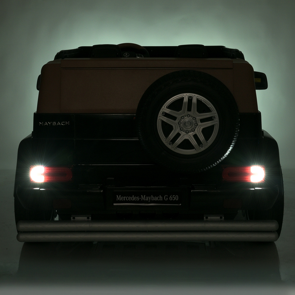 Дитячий електромобіль Bambi Mercedes Benz Maybach G650, з регулюванням сидінь, чорний