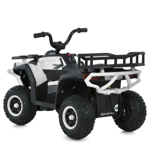 Детский полноприводный электроквадроцикл Bambi XROBUST 01, белый