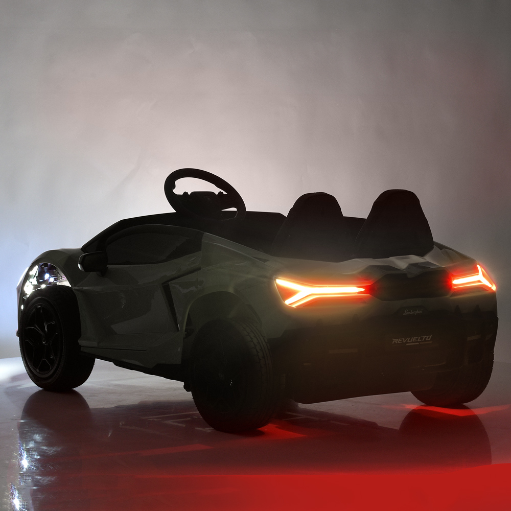 Дитячий електромобіль Bambi Lamborghini Revuelto двомісний, сірий
