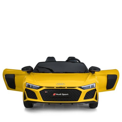 Дитячий електромобіль Bambi Audi R8 Sport, жовтий
