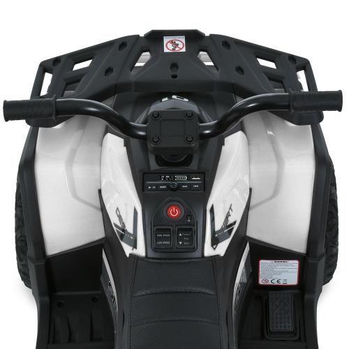 Детский полноприводный электроквадроцикл Bambi XROBUST 01, белый