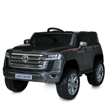 Детский электромобиль Bambi Toyota Land Cruiser Classic с автопокраской, серый