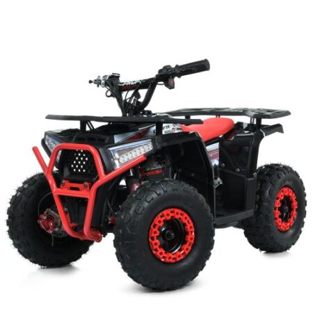 Дитячий квадроцикл Bambi на надувній гумі з двигуном 1000Вт,червоний