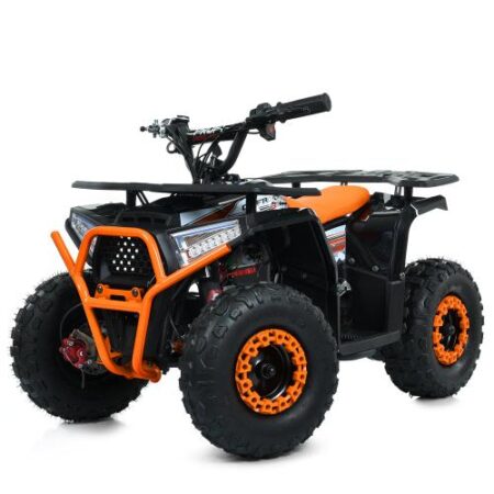 Дитячий квадроцикл Bambi на надувній гумі з двигуном 1000Вт,помаранчевий