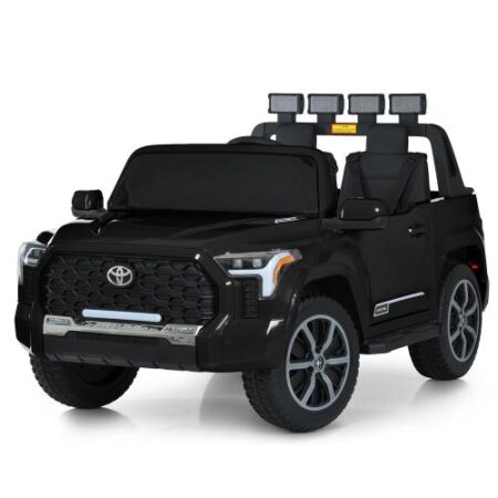 Детский электромобиль Bambi Toyota Tundra с дополнительными фонарями, черный.