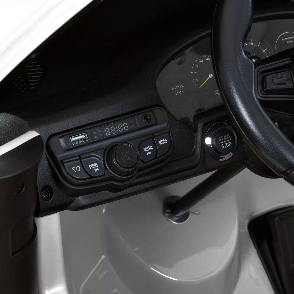 Дитячий електромобіль Bambi Porshe 911(MP4) зі спойлером, білий