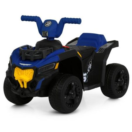 Дитячий електроквадроцикл Bambi з батьківською ручкою, синій