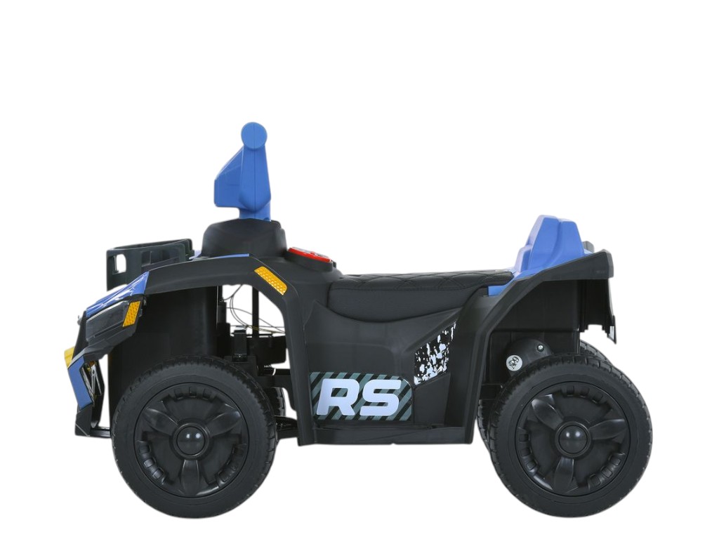 Дитячий електроквадроцикл Bambi з батьківською ручкою, синій