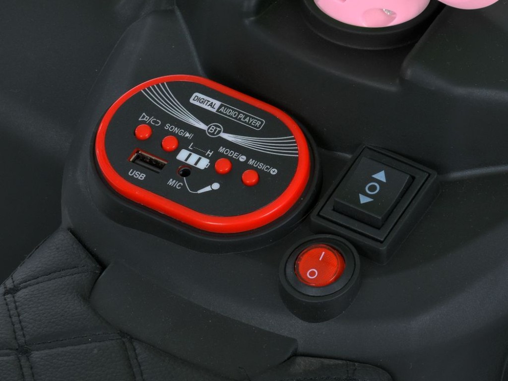 Детский электроквадроцикл Bambi с родительской ручкой, розовый