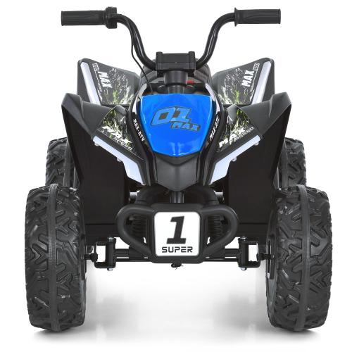 Дитячий електроквадроцикл Bambi 1 Super з ручкою для транспортування, синій