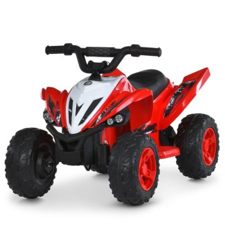 Дитячий електроквадроцикл Bambi з пультом керування, червоний