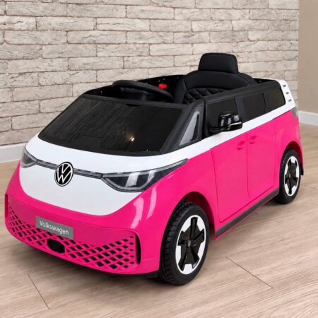 Дитячий електромобіль Bambi Volkswagen автобус, рожевий