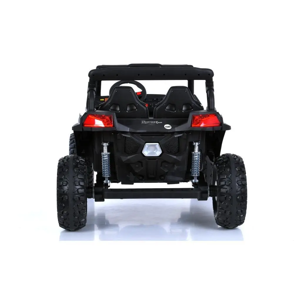 Дитячий електромобіль Bambi Buggi з підвіскою, чорно-блакитний