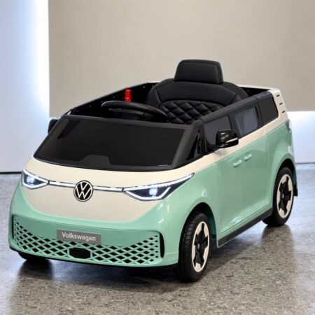 Дитячий електромобіль Bambi Volkswagen автобус, блакитний