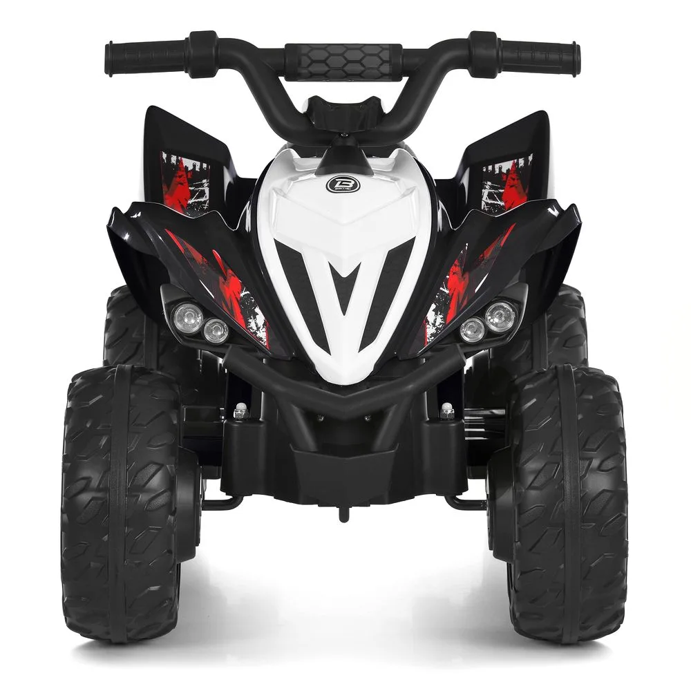 Дитячий електроквадроцикл Bambi з пультом керування, білий