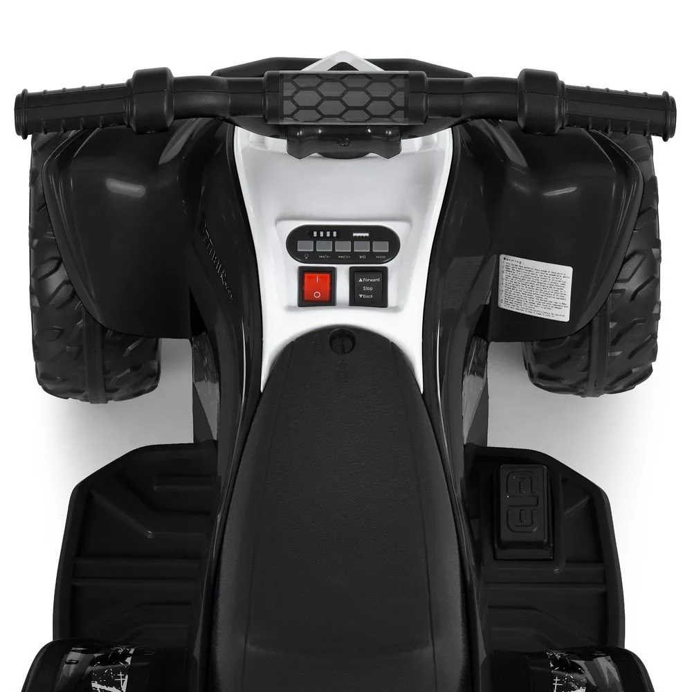 Дитячий електроквадроцикл Bambi з пультом керування, білий