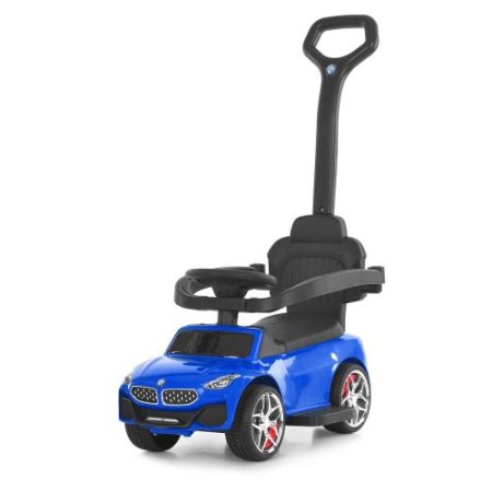 Дитячий каталка-толокар Bambi BMW з батьківською ручкою, синій