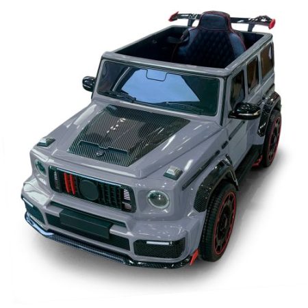Дитячий електромобыль Bambi Mercedes G-Class зі спойлером та тюнінгом, сірий