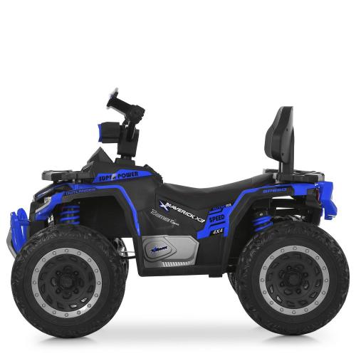 Дитячий електроквадроцикл Bambi одномісний, синій