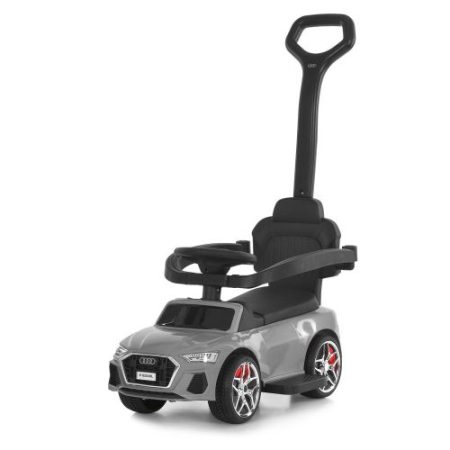 Дитячий толокар Bambi Audi A5 з батьківською ручкою, сірий