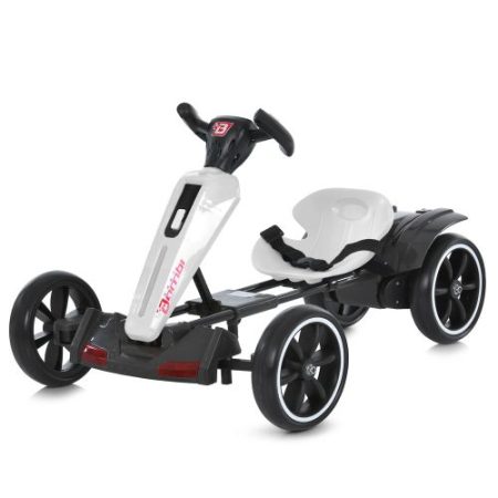 Дитячий електрокарт Bambi одномісний з пультом керуання, білий