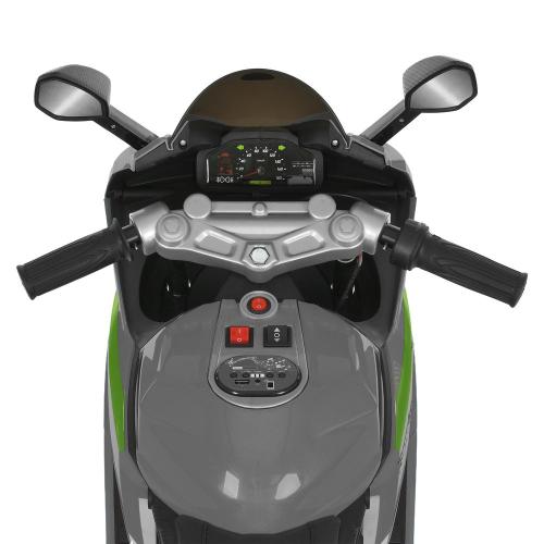 Дитячий мотоцикл Bambi з ліхтарями та EVA колесами, сірий