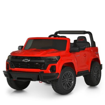 Дитячий електромобіль Bambi Chevrolet з MP3 та ліхтарями, червоний