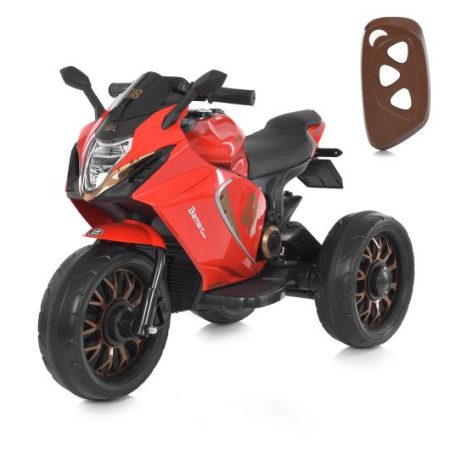 Дитячий електромотоцикл Bambi Kawasaki Ninja 125 Sport триколісний, червоний